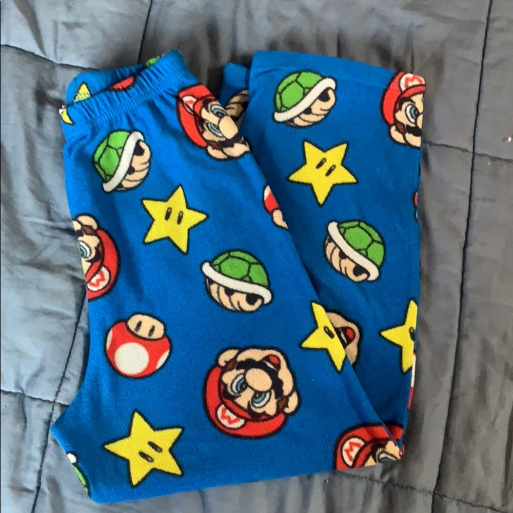Boys Mario Bros PJ bottoms